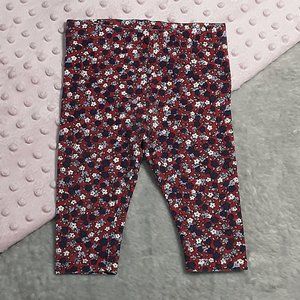 ❄️ 3-6m |  Floral Leggings
